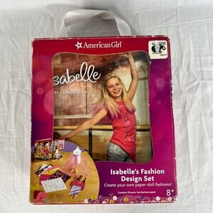 American Girl Isabelle’s Fashion Design Set Open Complete